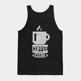 Coffee Into Code Tank Top